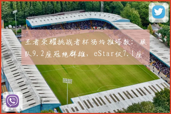 王者荣耀挑战者杯场均推塔数:狼队9.2座冠绝群雄,eStar仅7.1座